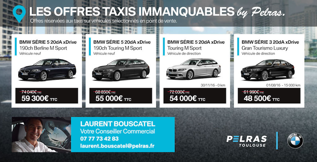 Les offres immanquables taxis by pelras
